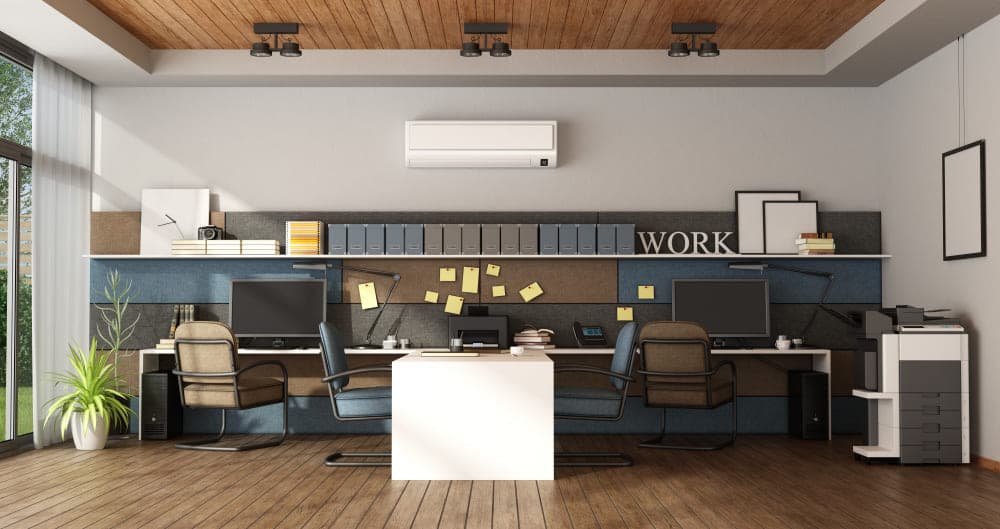 Commercial air conditioner system for businesses