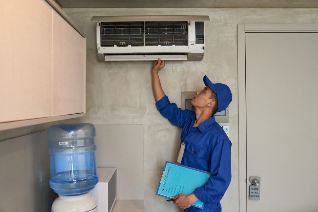 Promptly address aircon leaking water to prevent further damage